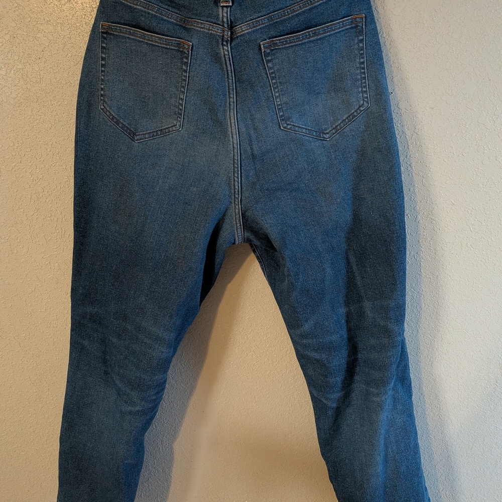 Lands' End Denim with Red Plaid Interior - Picture 3 of 5